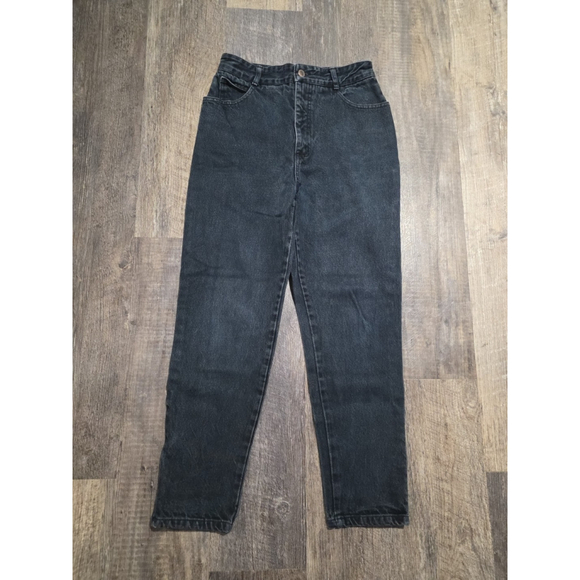 Bongo Denim - Vintage Bongo Jeans Women Size 13 Mom Jeans Black Wash Y2K Zipper Ankle